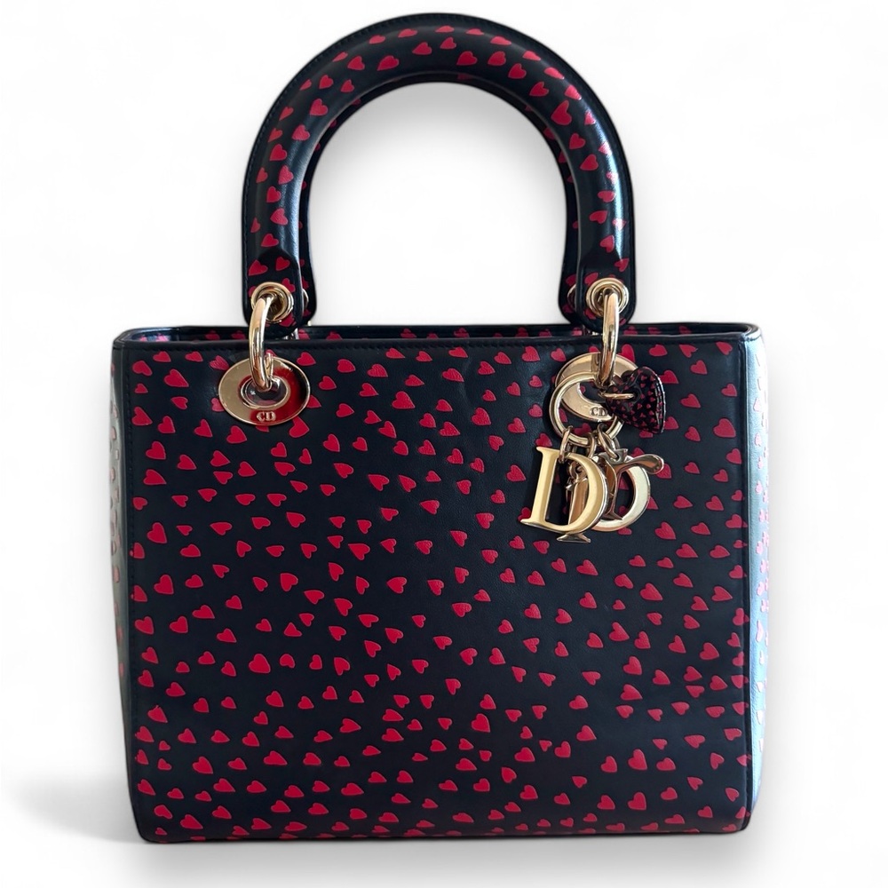 NWOT!! Lady Dior Medium I Love Paris Bag